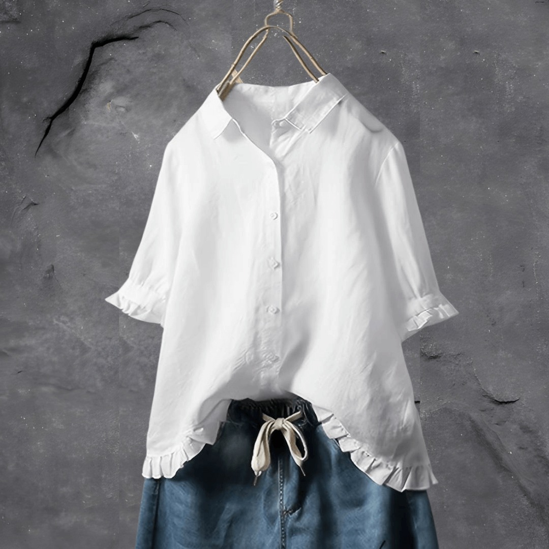 Levoire | Élégante chemise en coton Blanc