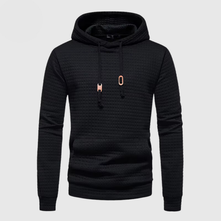 Levoire | Sweat à capuche d'automne pour hommes Noir