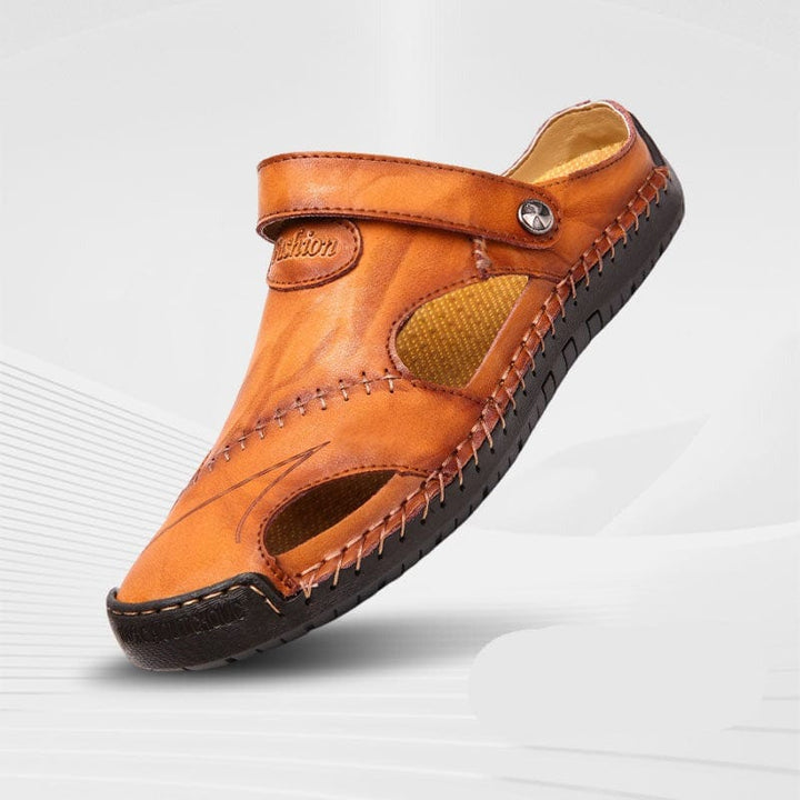 Levoire | Sandale en cuir pour hommes Marron clair