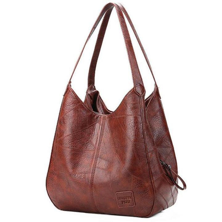 Levoire | Sac en cuir de récolte de vin Braun