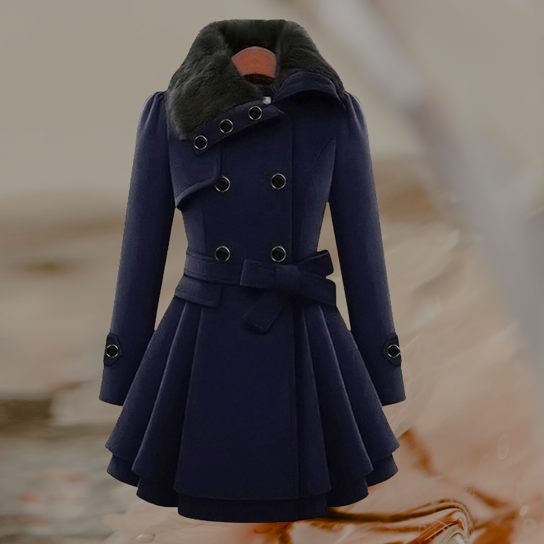 Levoire | Pull Double Boutonnage Manches Longues Bleu