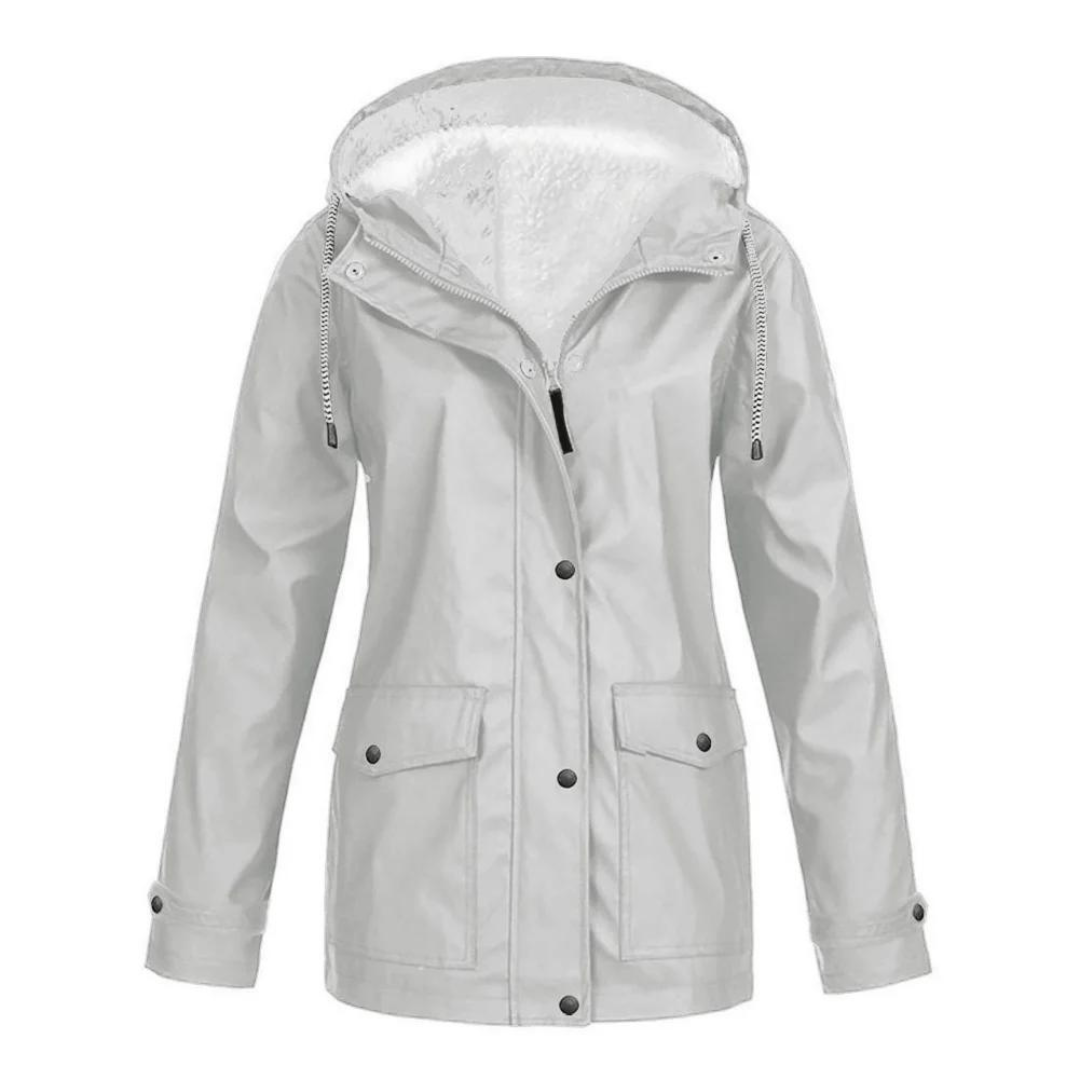 Levoire | Manteau De Pluie Long Coupe-Vent Et Imperméable Gris clair