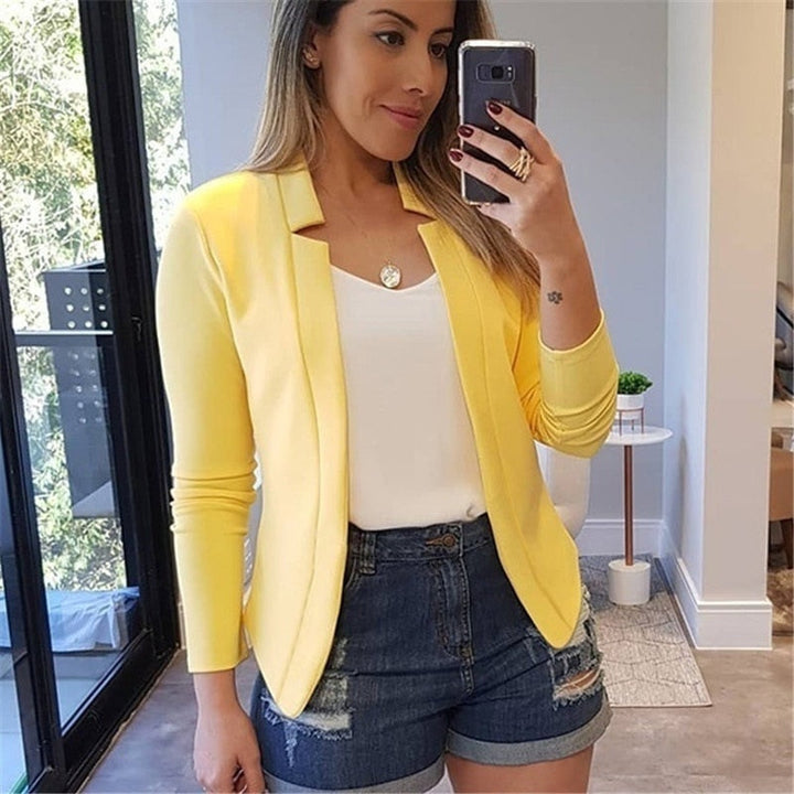 Levoire | Blazer Élégant Et Confortable Pour Femmes Jaune