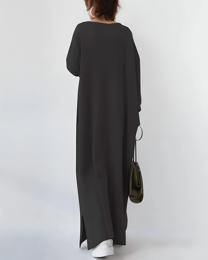 Levoire | Pull Long Confortable Avec Col V