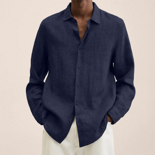 Levoire | Chemise En Lin FR Hommes Long