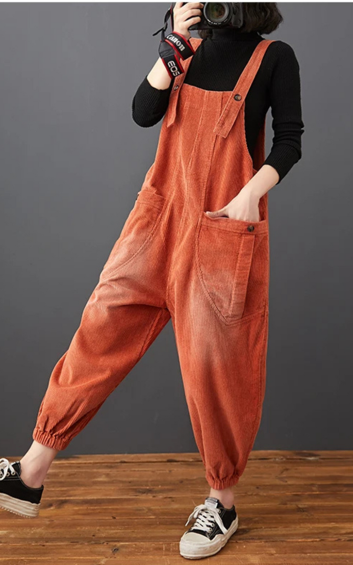 Levoire | Robe Salopette Pour Filles Mode De Loisirs Élégante Et Modernité Orange