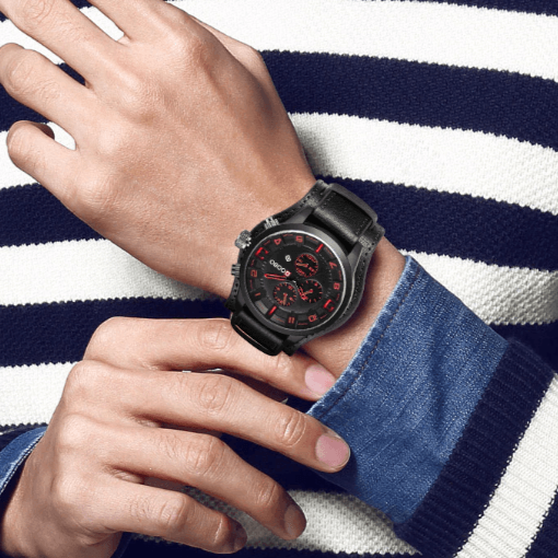Levoire | Montre Bracelet De Luxe Navigator En Cuir