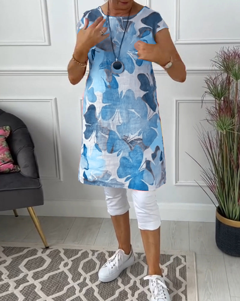Levoire | Robe De Loisir Pour Femmes Avec Des Fleurs