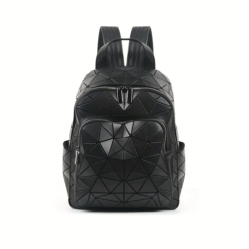 Levoire | Sac De Voyage Géométrique À Grande Mode Noir