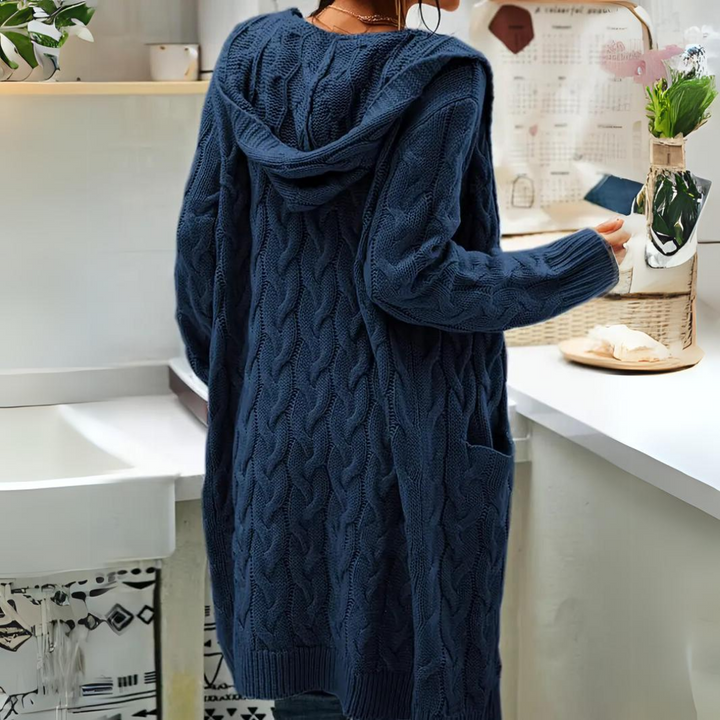 Levoire | Veste À Capuche En Tricot Grande Taille Confortable