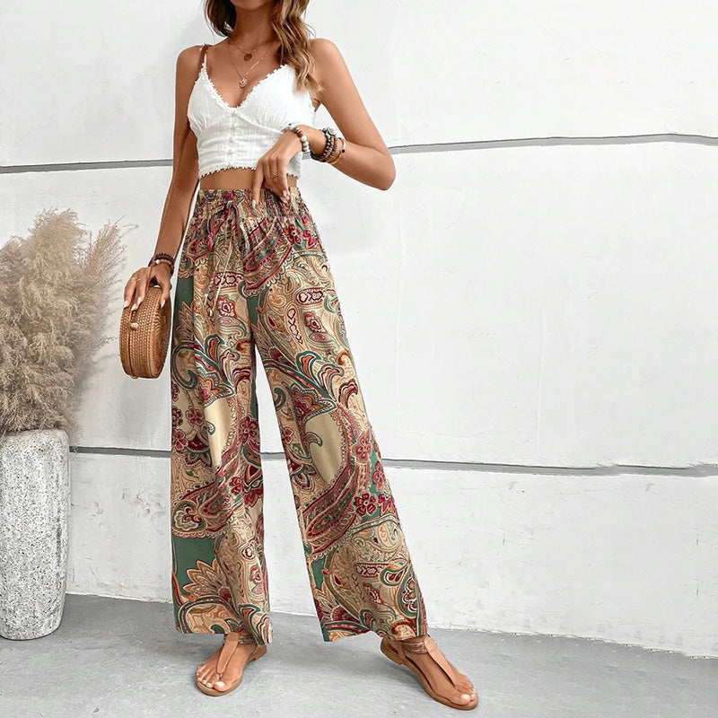 Levoire | Pantalon Avec Imprimé Ethnique