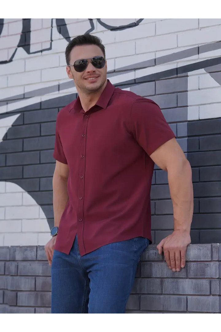 Levoire | Short Sleeve Shirt FR Men FR Summer Rot