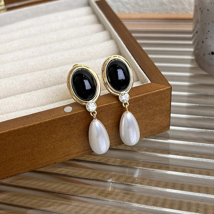 Levoire | Pierre Naturelle Boucles D'Oreilles Perle