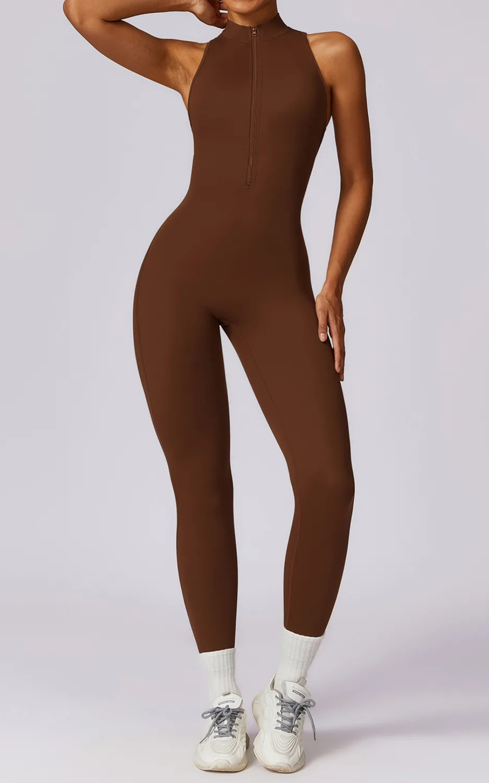 Levoire | Sport Femmes Taillée Dos Ouvert Performance Braun