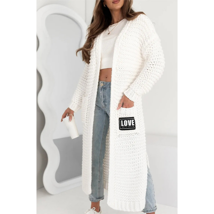 Levoire | Lssige Lange Vest Fr Femme Blanc