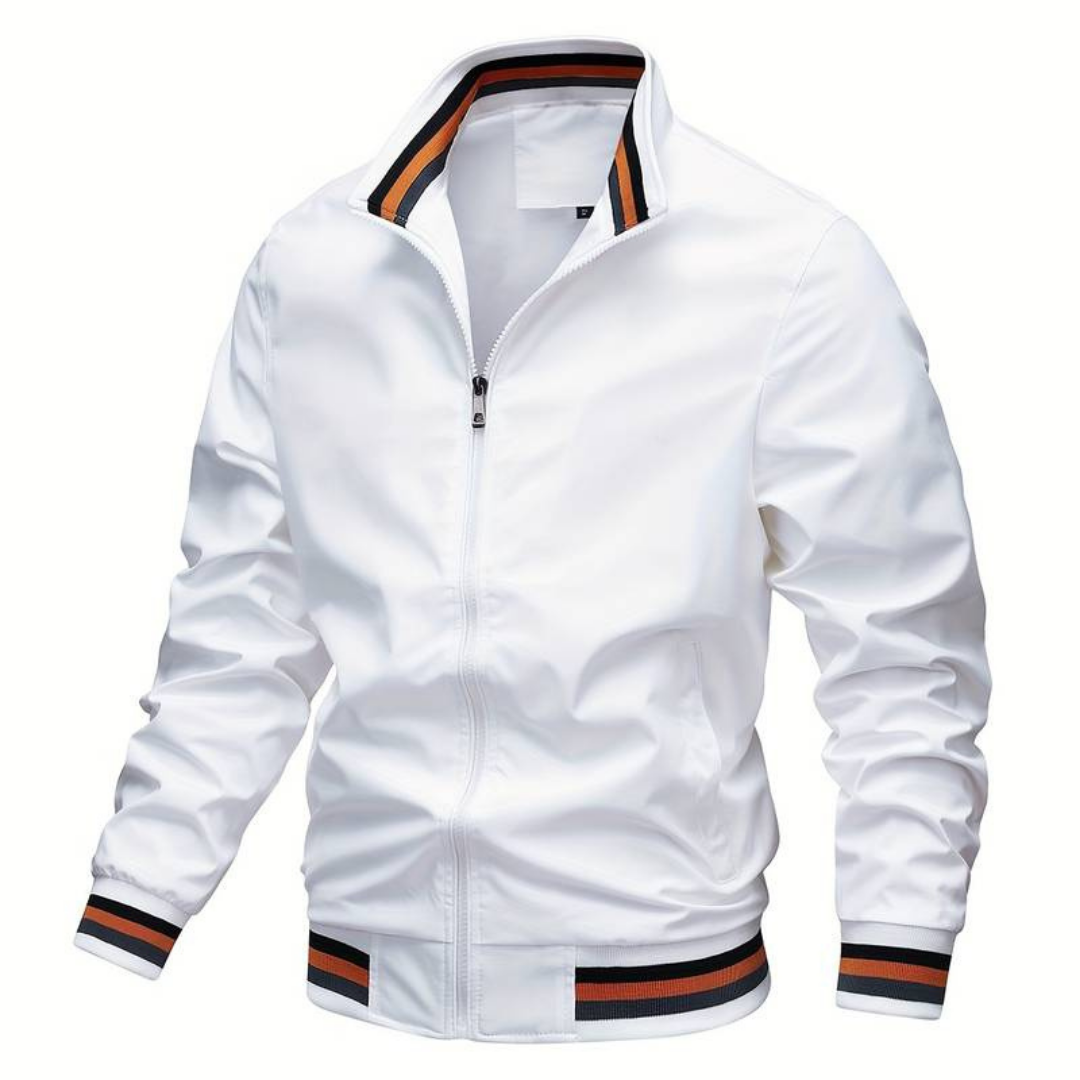 Levoire | Veste Sportive Zippée Pour Homme Blanc