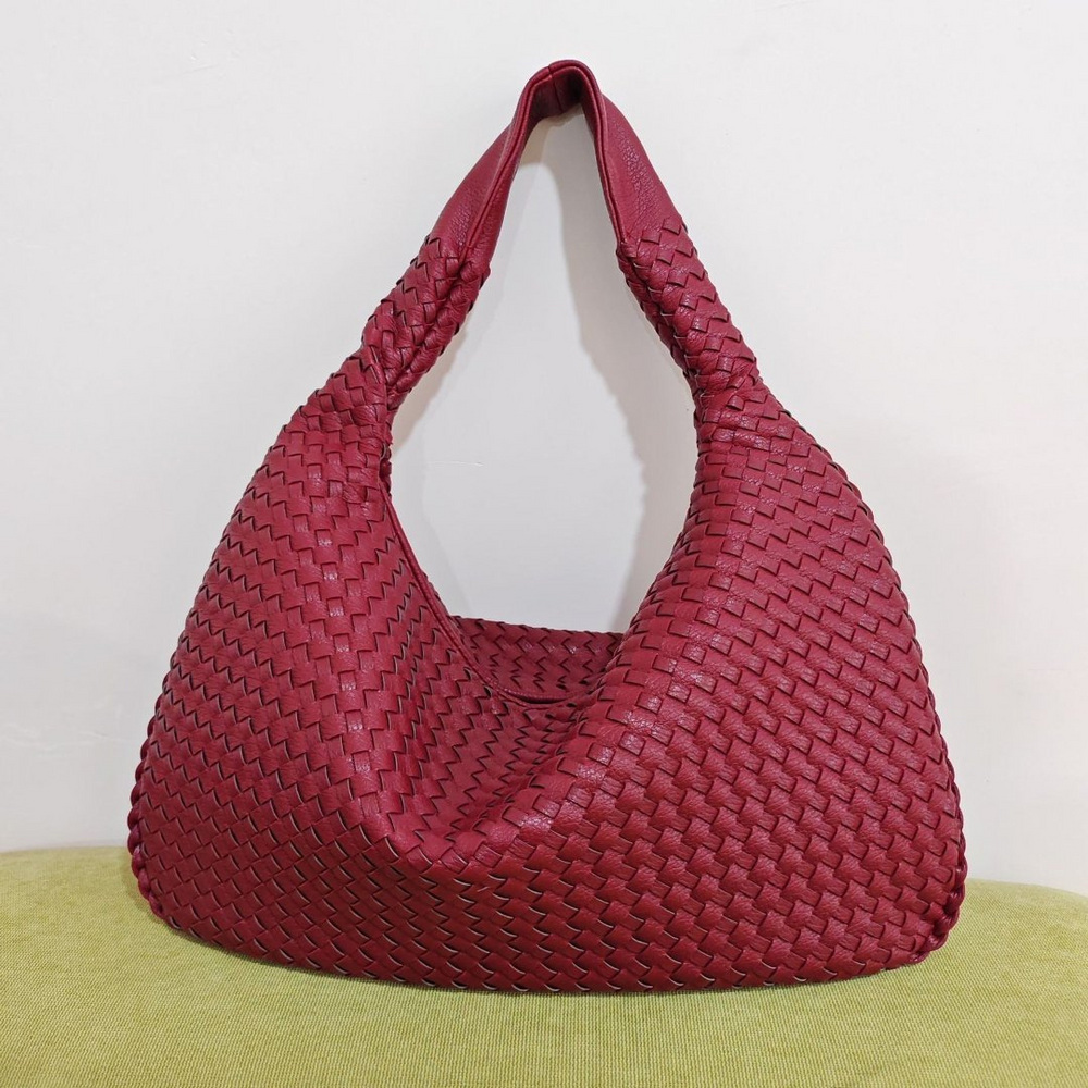 Levoire | Sac bandoulière tissé pour femmes Le vin