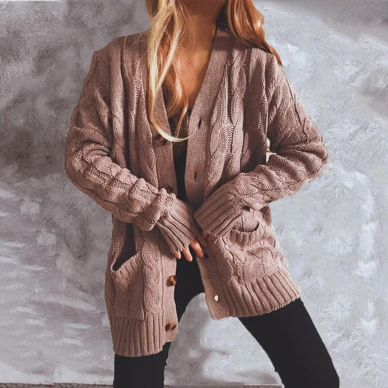 Levoire | Gilet à col haut pour femmes avec design en maille à cape Hellebrun