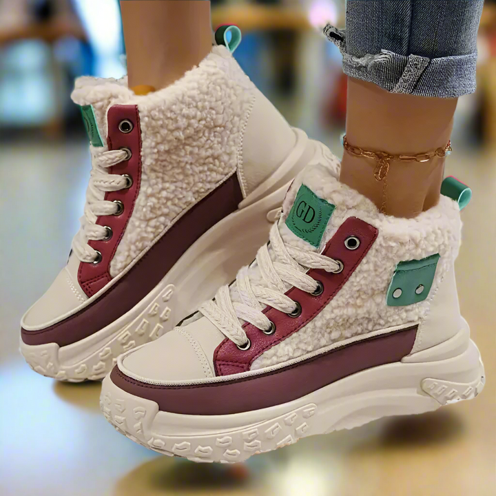 Levoire | Confortable et élégant Rouge et kaki