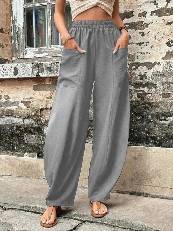 Levoire | Pantalon Baggy Pour Femmes Gris