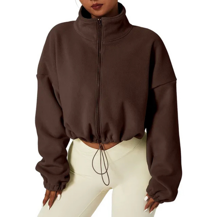 Levoire | Veste En Polaire Pour Femmes Chaude Braun