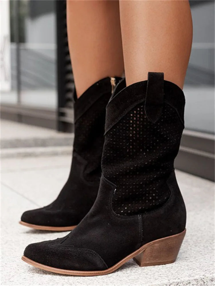 Levoire | Bottes élégantes avec fermeture éclair Noir