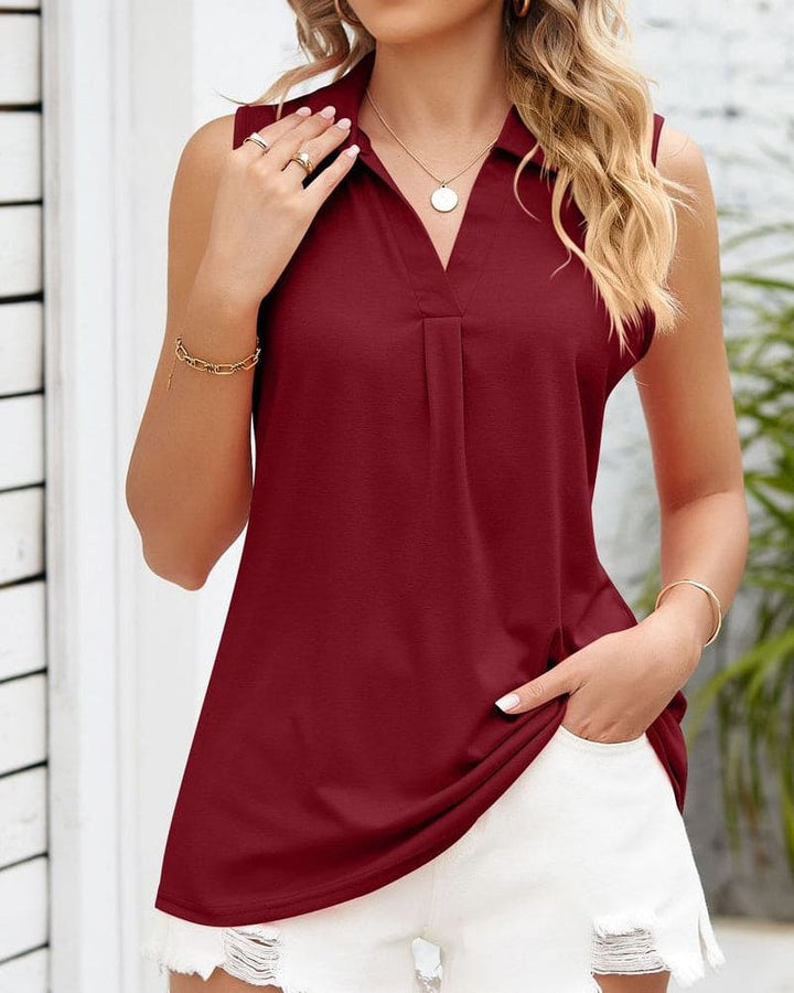Levoire | Élégante Blouse Sans Manches Pour Femmes