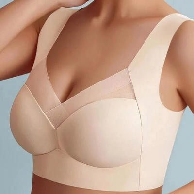 Levoire | Confortable Sans Couture Soutien Gorge 3x Beige (1+2 Gratuit)
