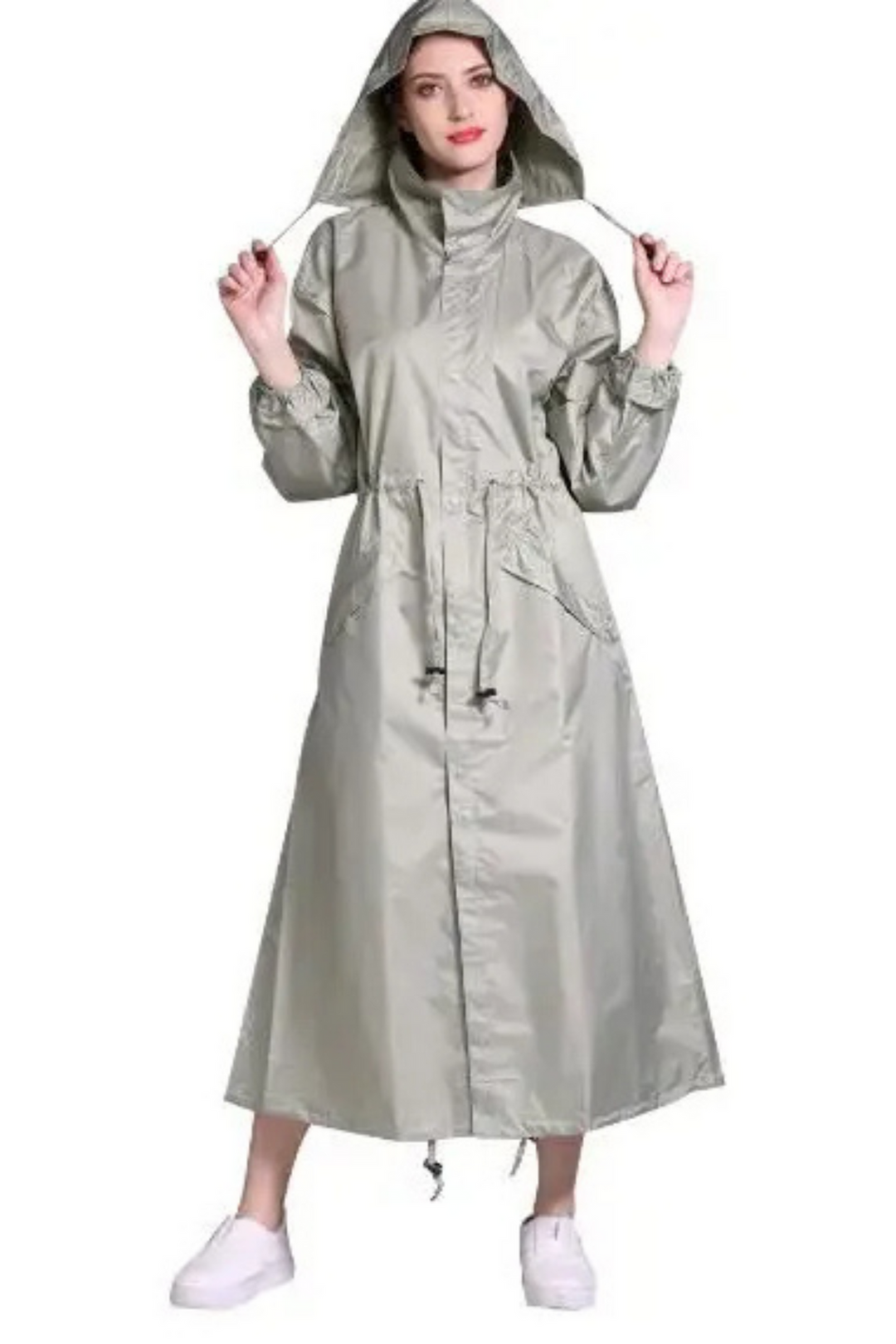 Levoire | Veste femme longue imperméable à l'eau Gris