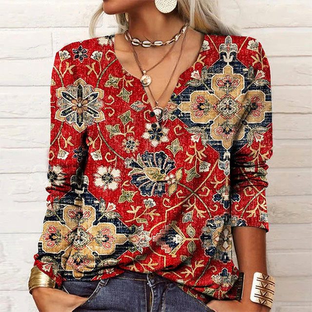 Levoire | À Imprimé Fleuri Style Ethnique