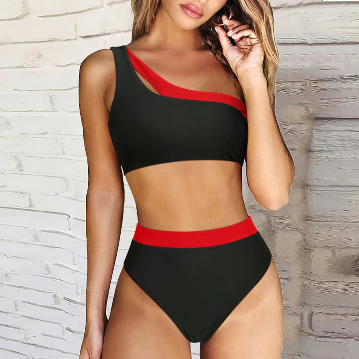 Levoire | Elsje Ensemble De Bikini Sans Bretelles - Tendance & Sexy Vert d jungle sombre