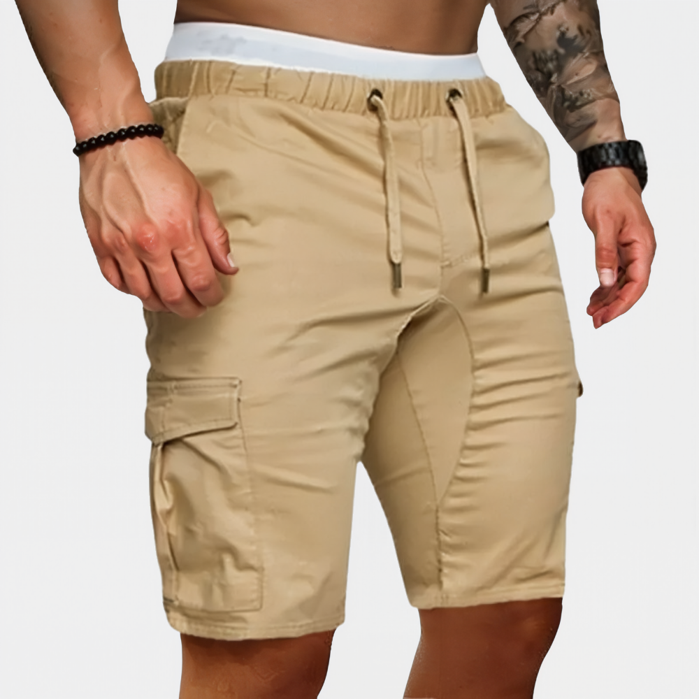 Levoire | Shorts de sport pour hommes Khaki
