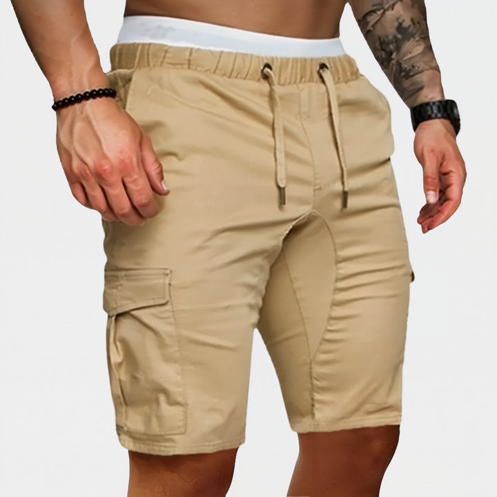 Levoire | Shorts de sport pour hommes Khaki