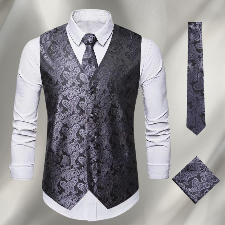 Levoire | Gilet Vintage Gris foncé