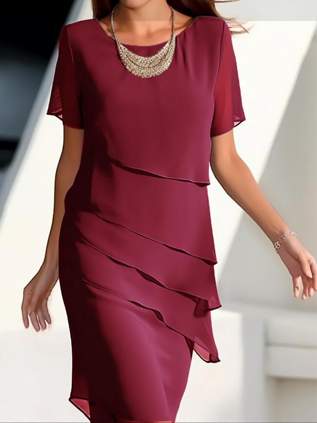 Levoire | Robe Enveloppante Élégante Rot