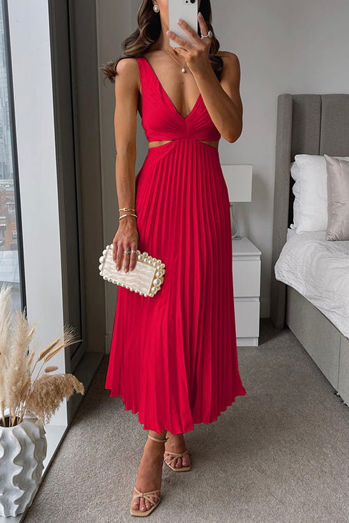 Levoire | Robe Élégante En Tissu Organique Rot