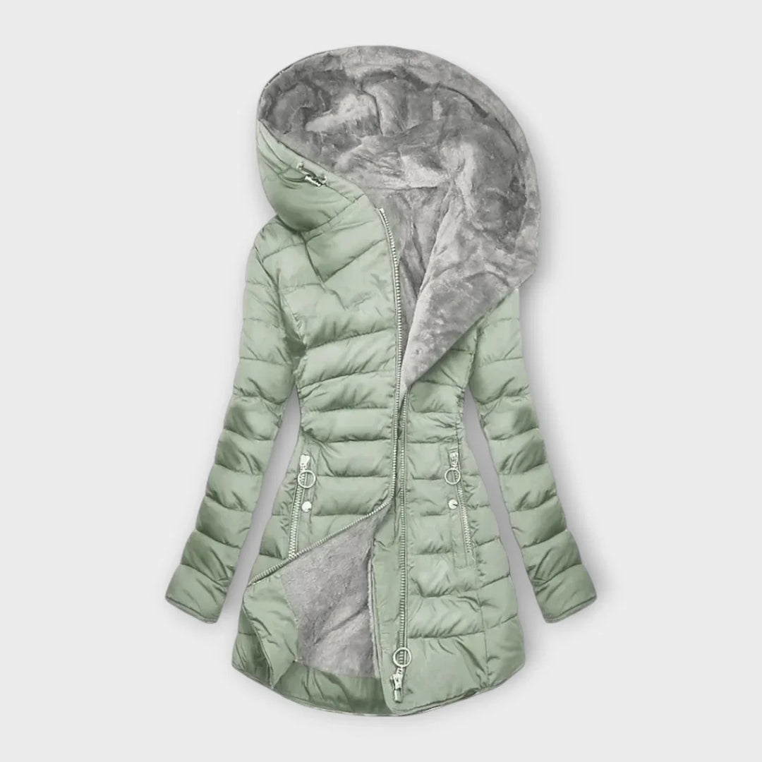 Levoire | Veste Doublée En Cuir Doux VERT