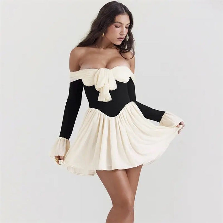 Levoire | Off Shoulder Corset Mini Dress