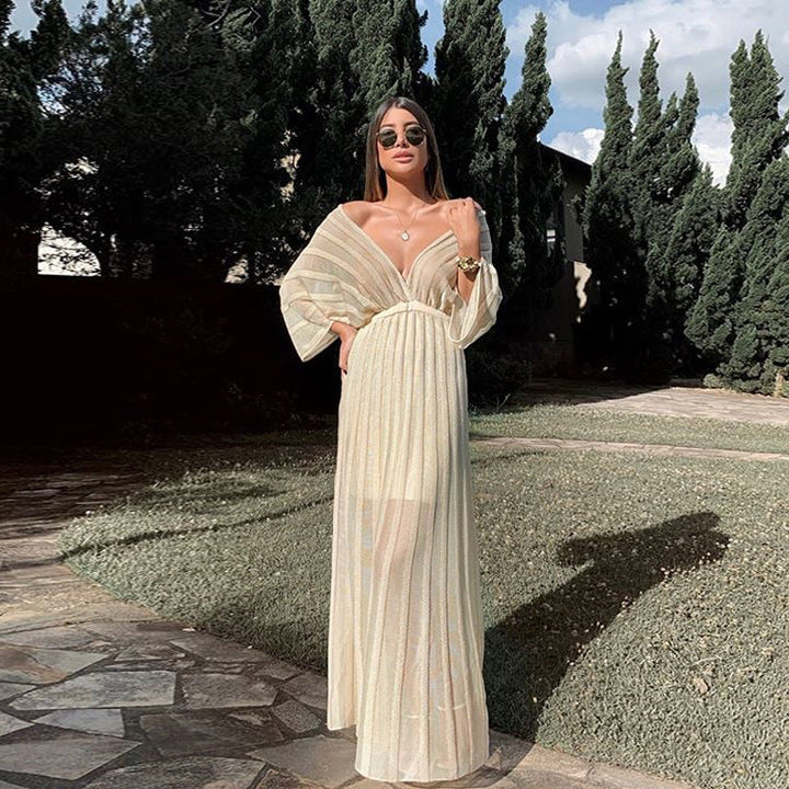 Levoire | Élégant Robe Blanche sans Bretelles Creuse