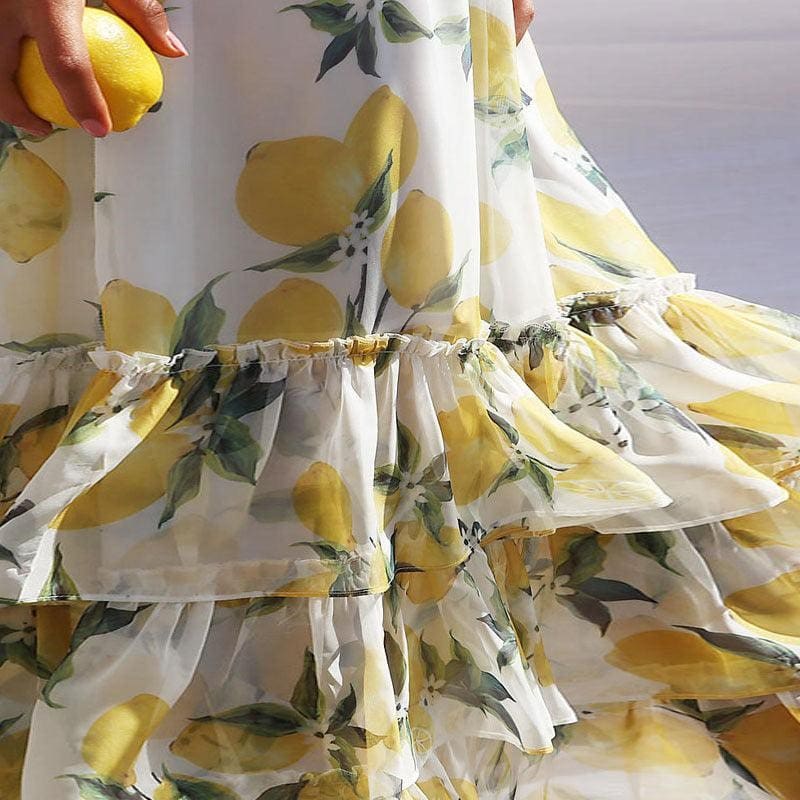 Levoire | Robe Maxi Imprimée Respirante Pour Le Printemps Et L'Été
