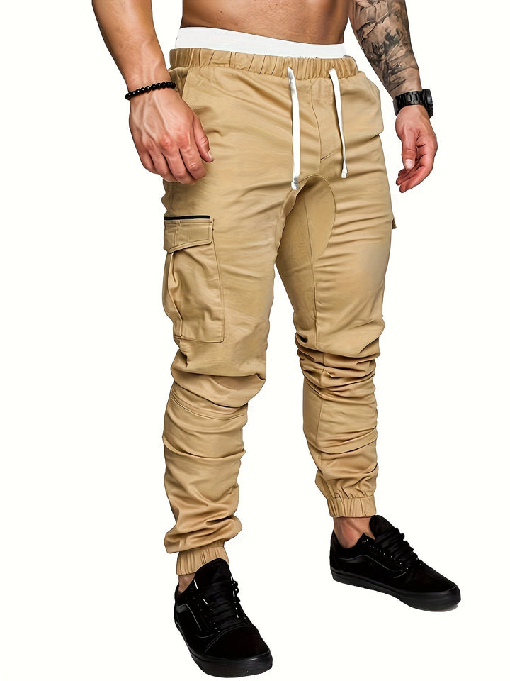 Levoire | Non Fusionné Coton Jersey Avec Des Cordes Couleur kaki