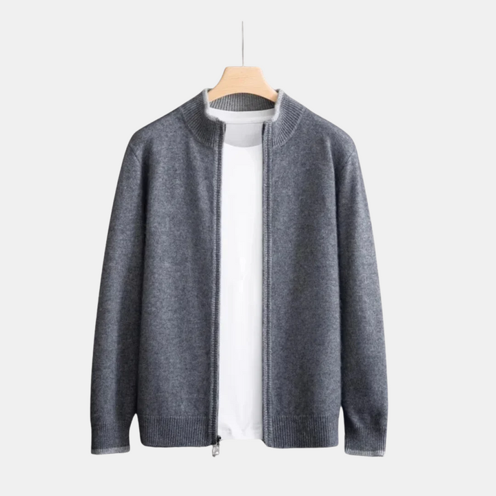 Levoire | Veste en tricot classique Gris