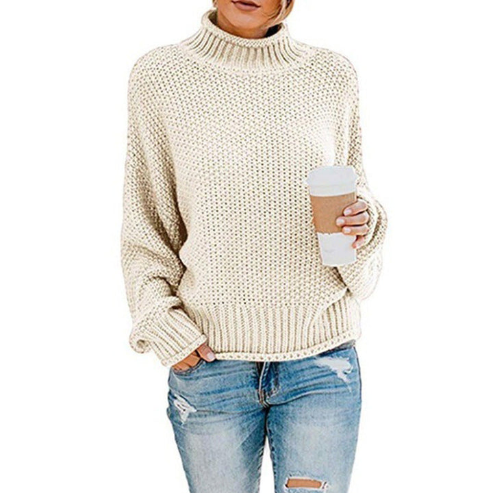Levoire | Pull À Col Roulé Doux Khaki