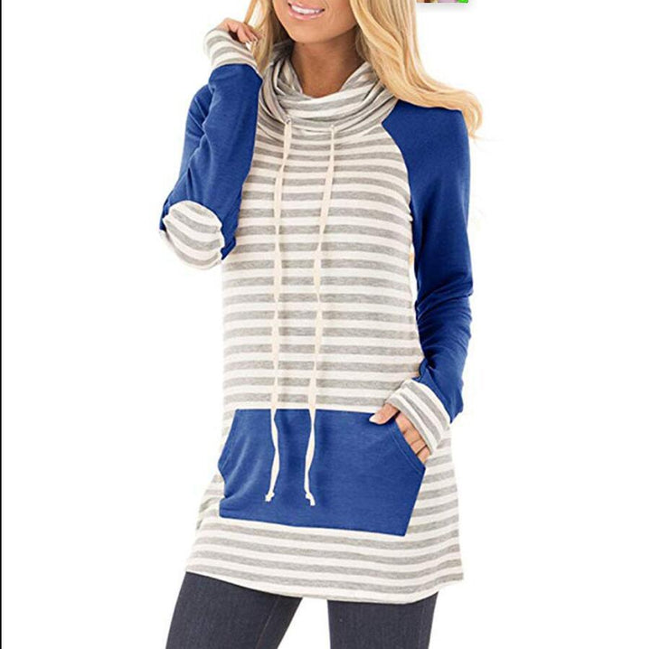 Tunique à capuche pour femmes avec col à capuche tendance et poches Levoire