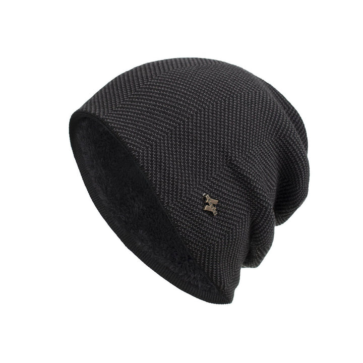 Levoire | Bonnet D'Hiver Confortable En Polaire Pour Hommes Noir Unique