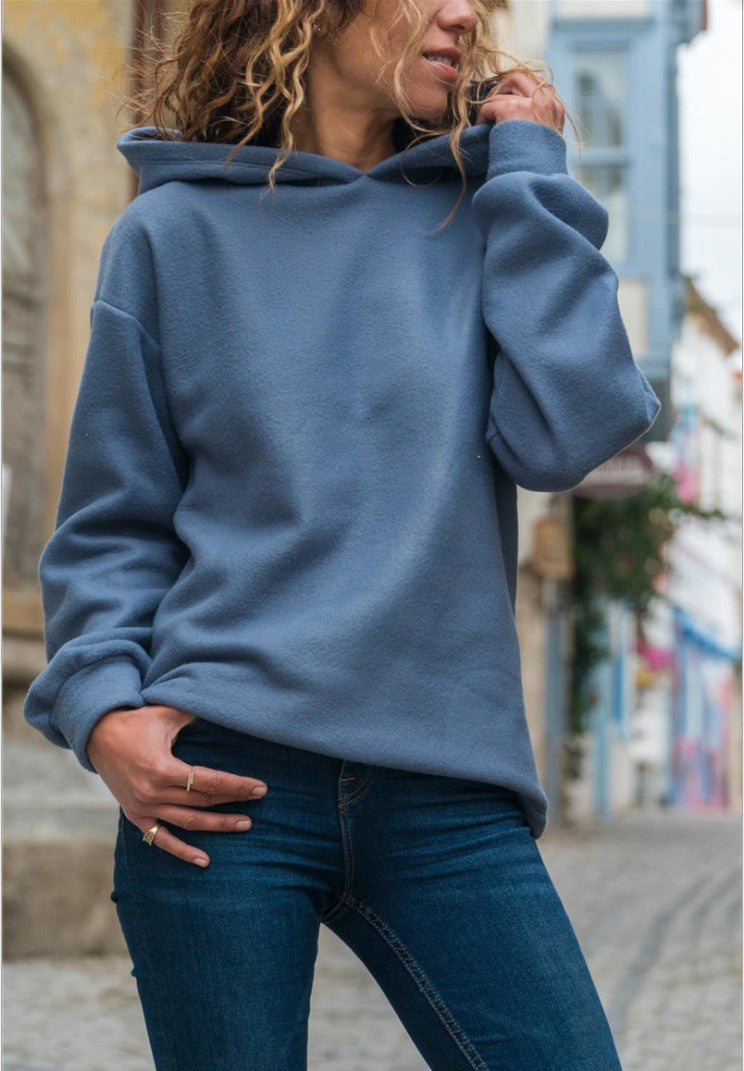 Sweat à capuche pour femmes en coton doux et respirant Levoire