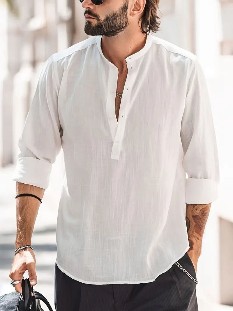 Levoire | Chemise en lin décontractée Blanc
