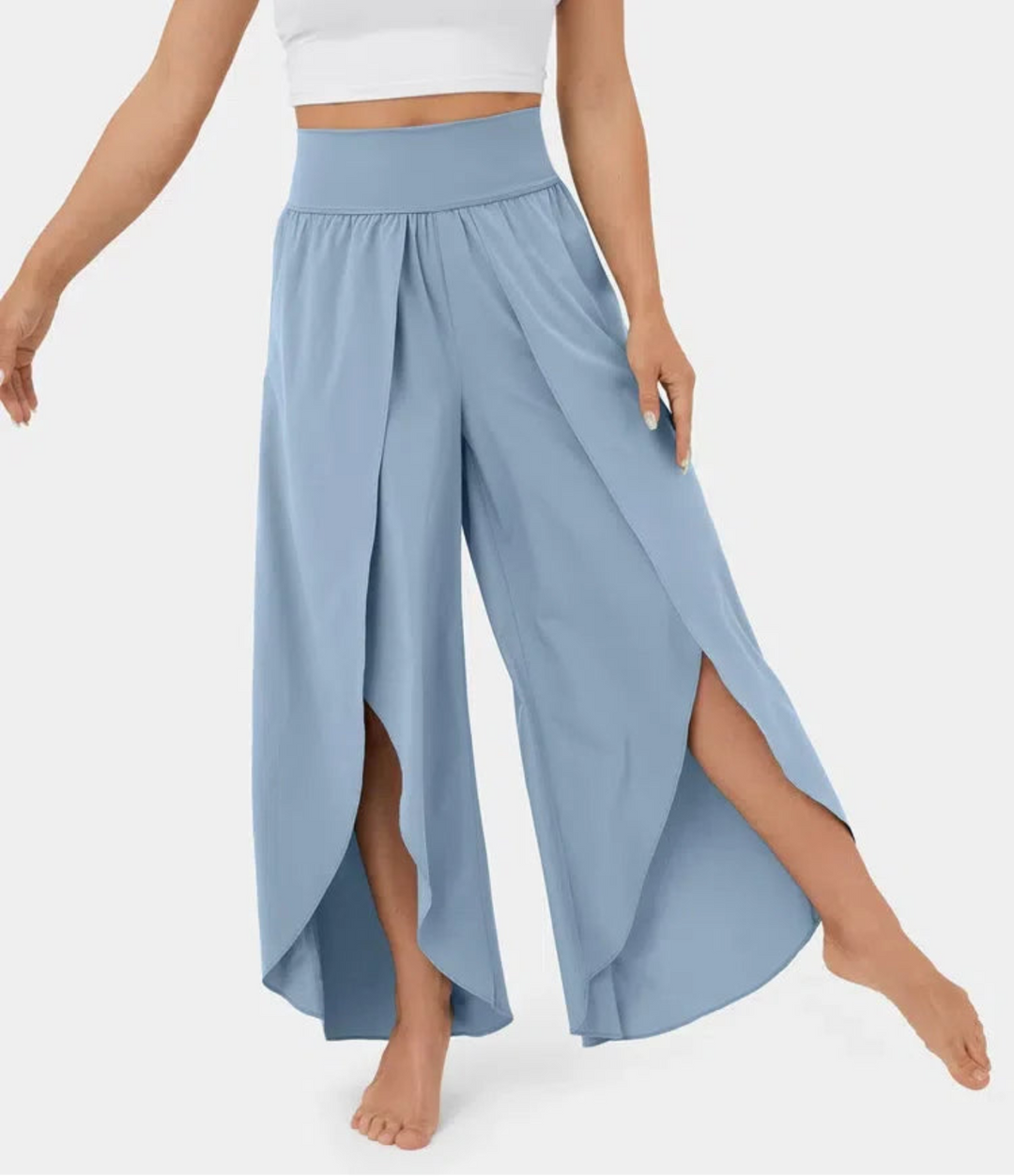 Levoire | Pantalon Long FR Femme FR Le Look Légant Bleu clair