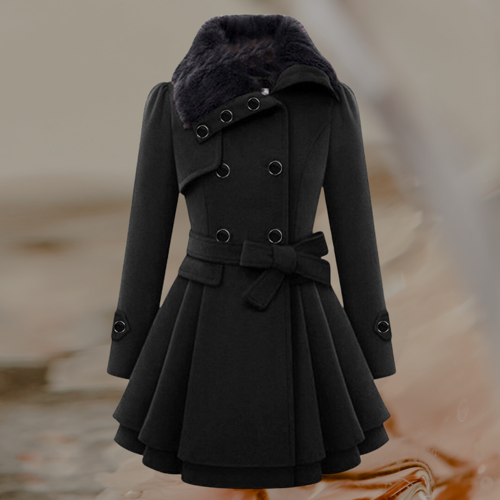 Levoire | Pull Double Boutonnage Manches Longues Noir