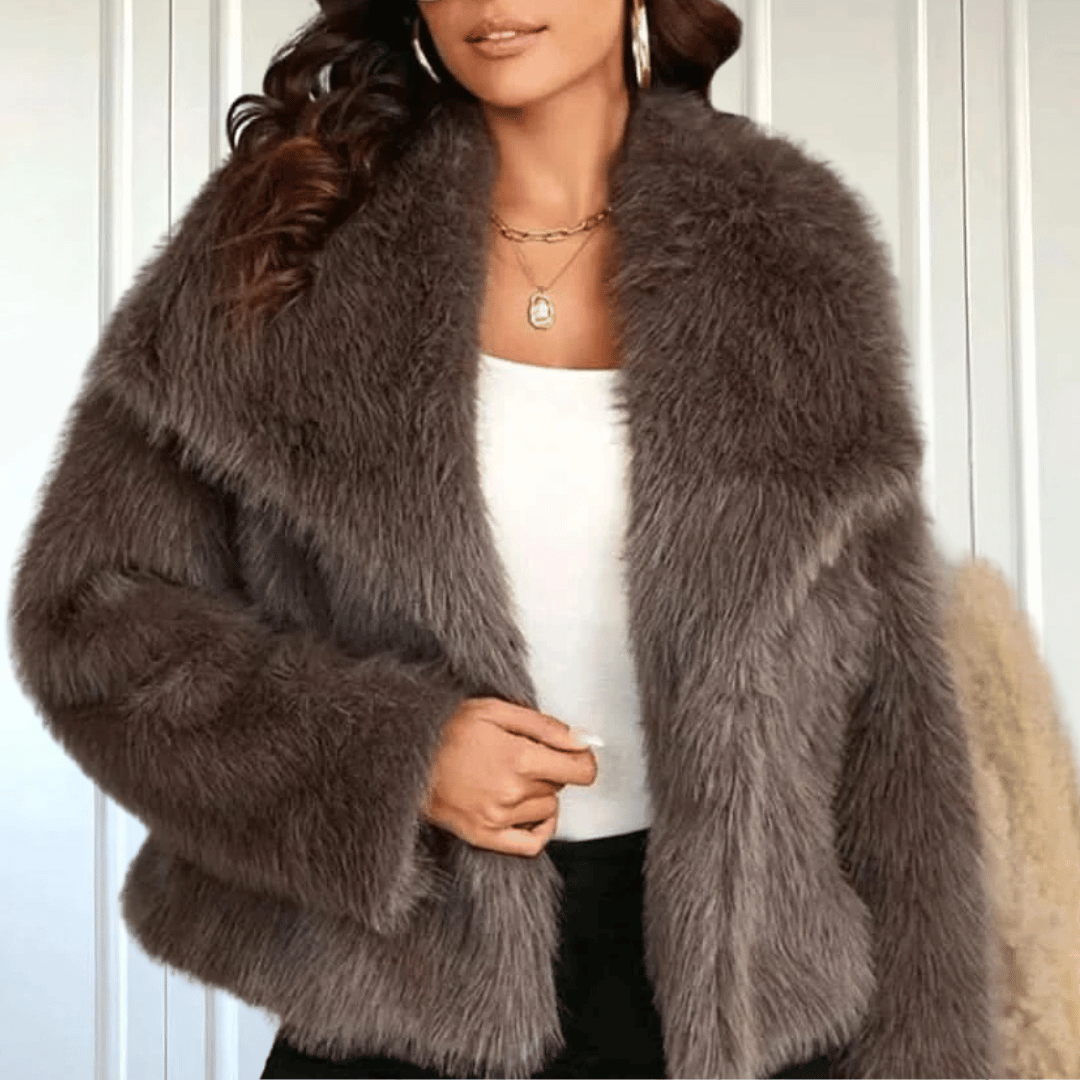 Levoire | Douce Veste En Peluche Braun